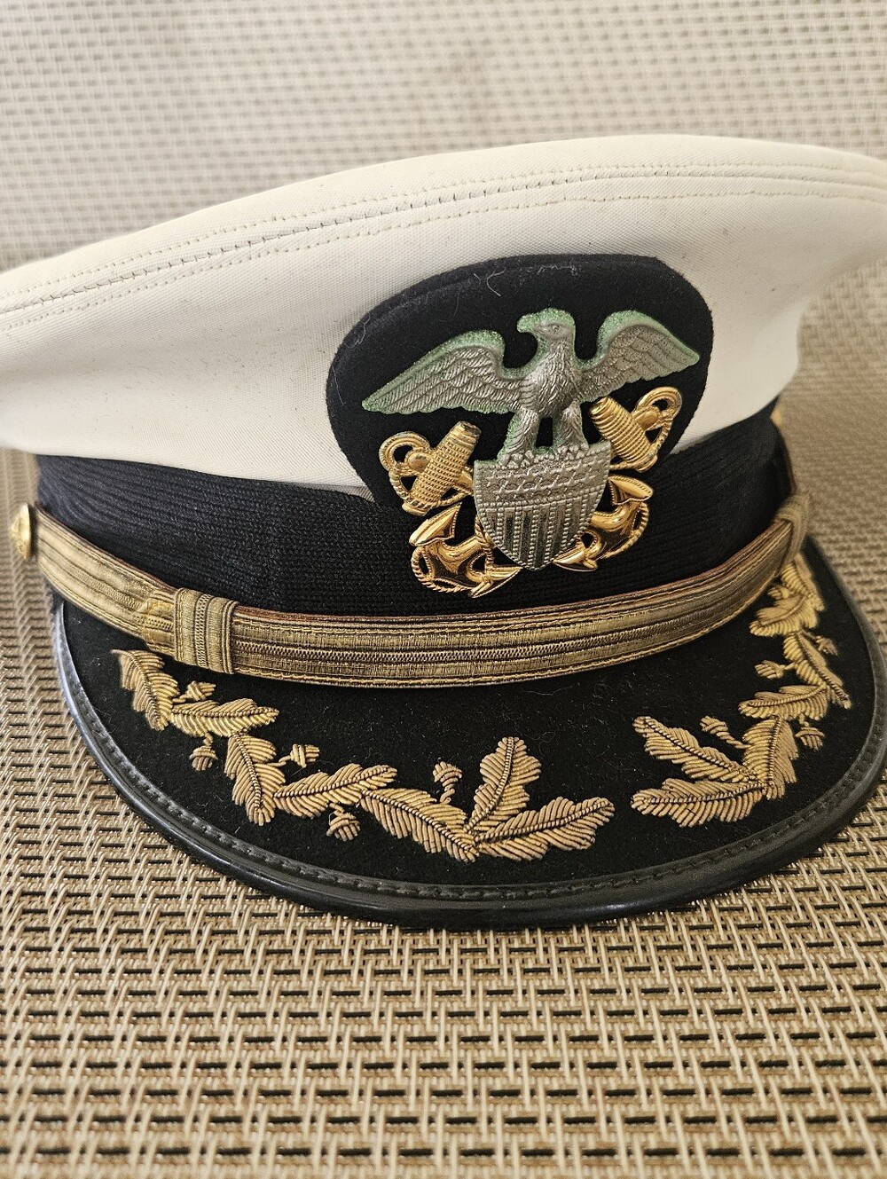 US NAVY CAP, VINTAGE MILITARY HAT